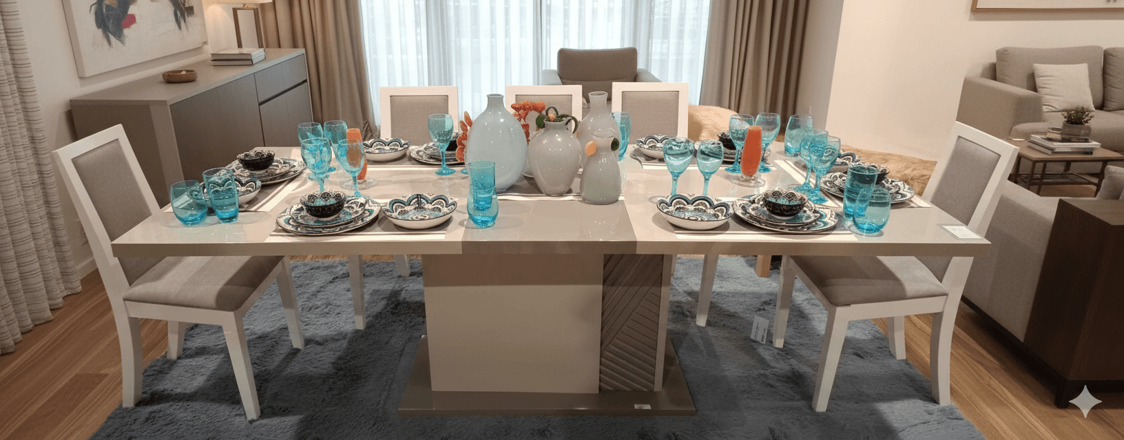 Dining Table Rectangular Extended N 10