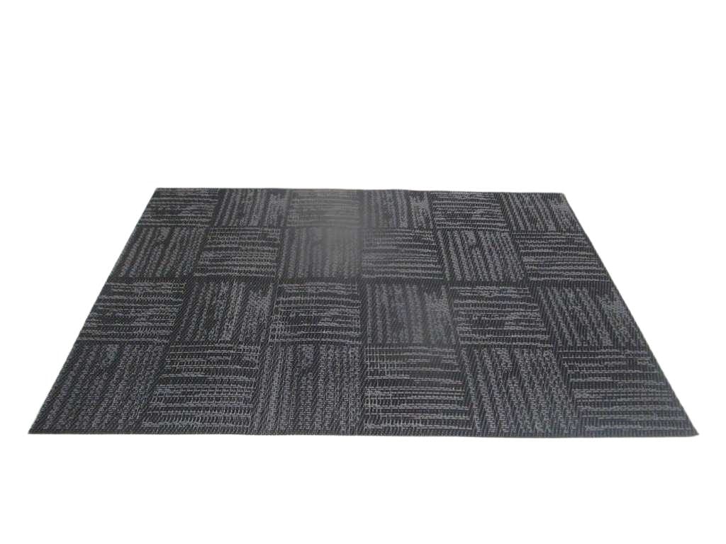 Placemat 70%pvc+30%polyester 80g Black 30x45