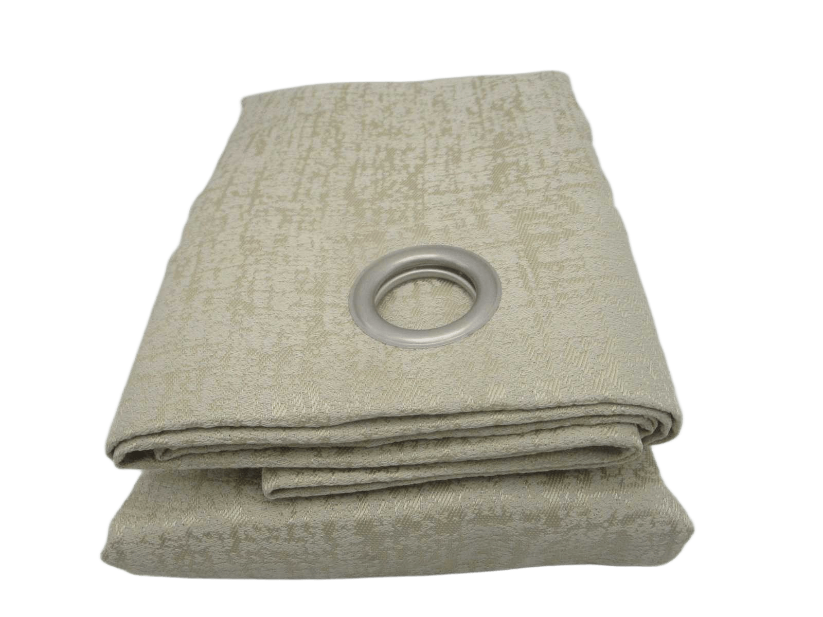 Curtain Beige 140x270 Cm 8 Rings 100% Polyester 334 Gsm Packing With Hanger
