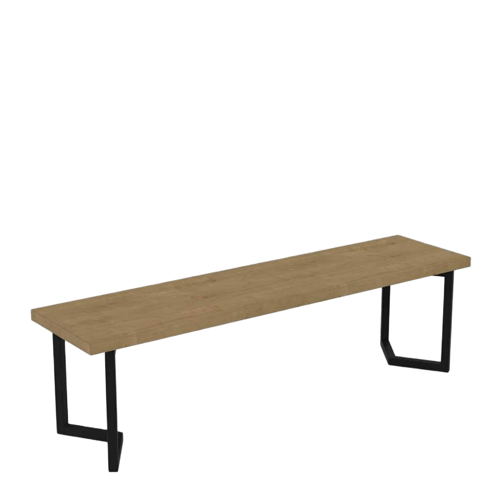 Bench With Metal Legs