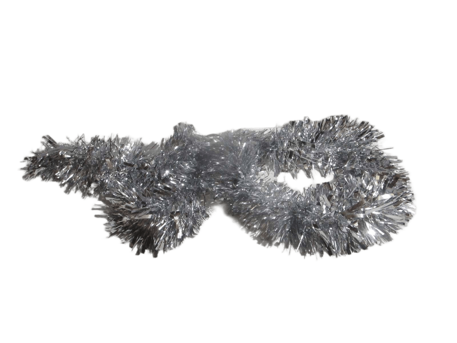 Tinsel Boa Emb 150x8x2m Silver