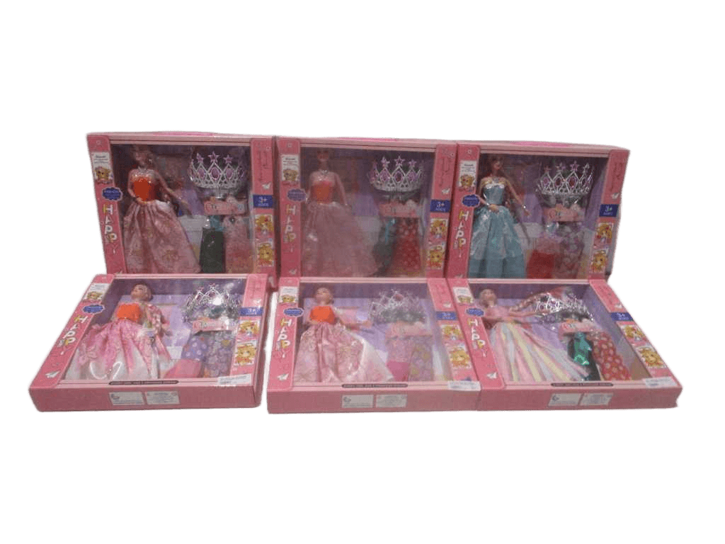 Doll Happy Girl Set Window Box 34*31*5