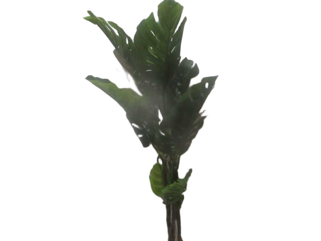 Artificial Plant Monsteria 13 Leaves Pe Plastic Pot Moq:100pcs ' '180cm