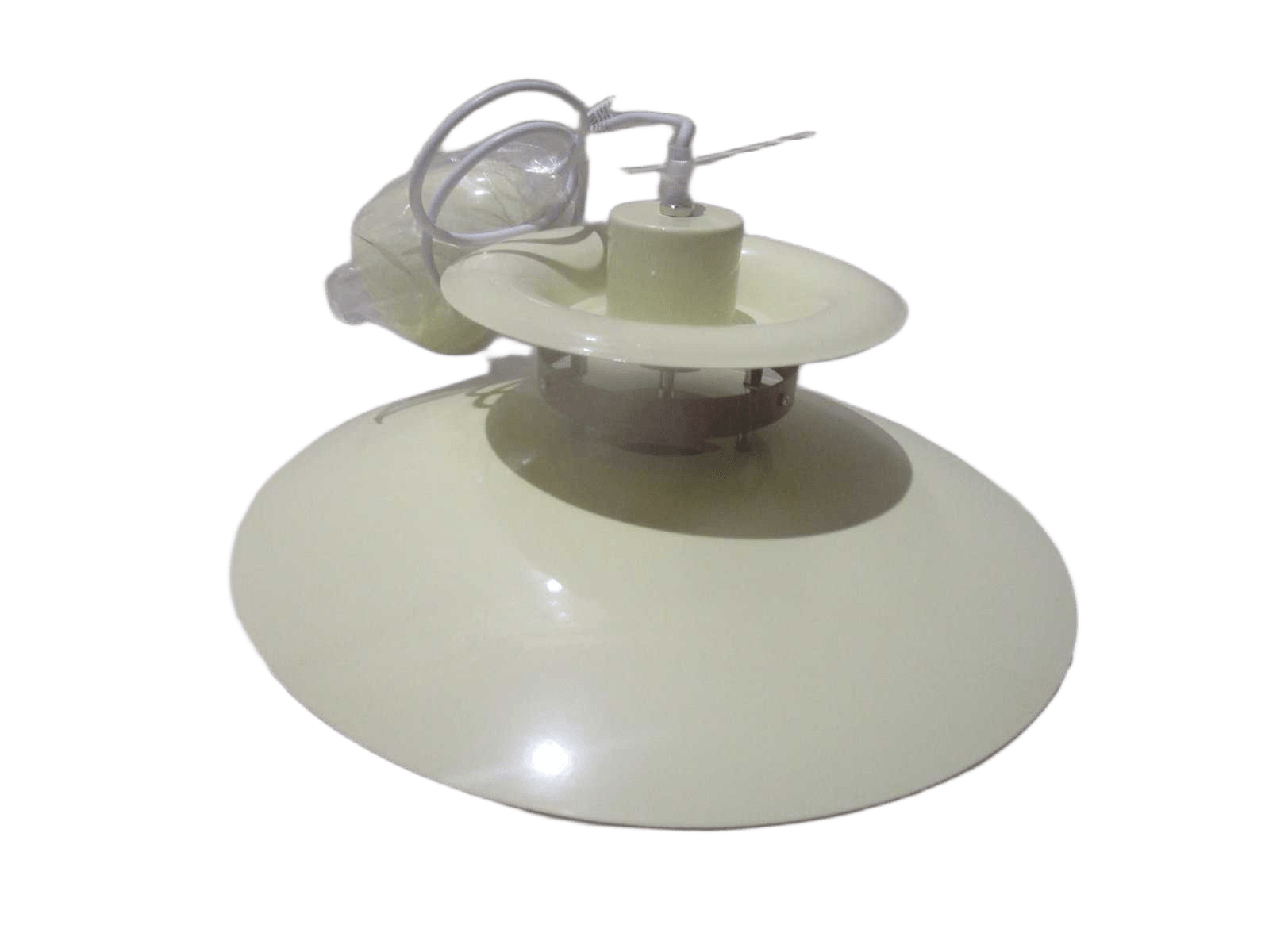 Ceiling Light Cream White+o Ak Iron 40x40x21