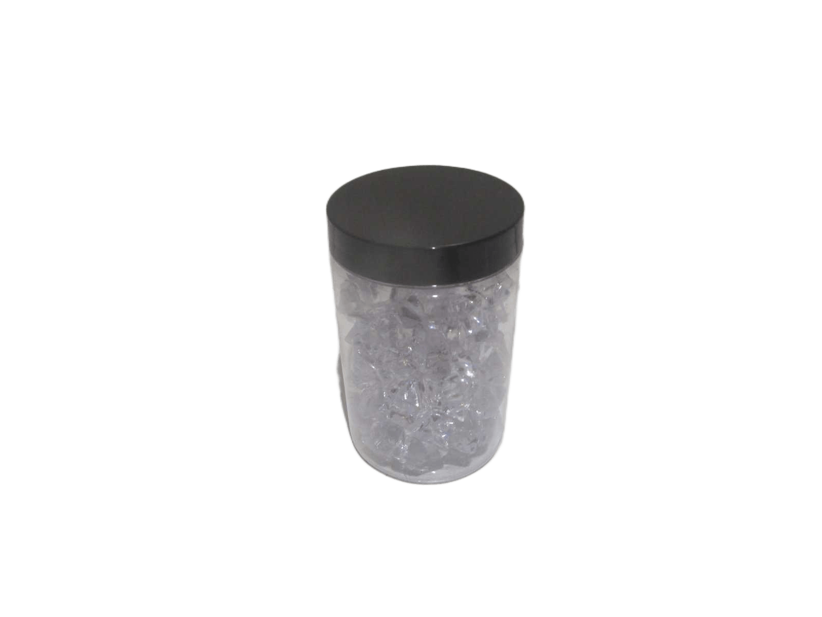 Aqua Arylic Rock Deco Black Cover Palstic Bottle Packing Clear 150g 1cl=
