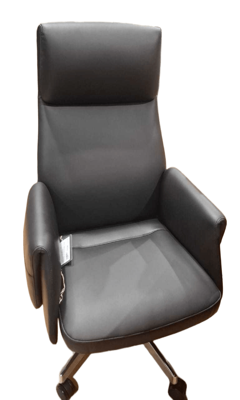 High Back Office Chair, Injection Foam Multi-Funtional Mechanism-Tilt + Lock + Lift Aluminum Base (Moq 100pc)nxpu-9710 Black 65wx65dx125h