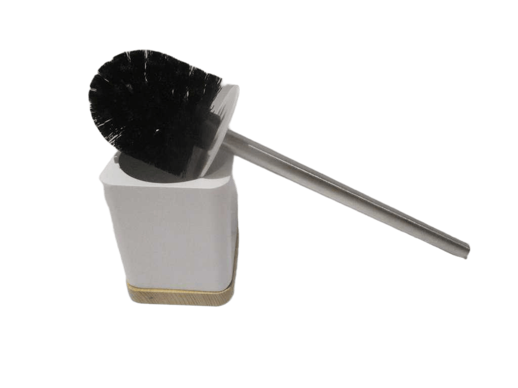 Toilet Brush White Resin Natur