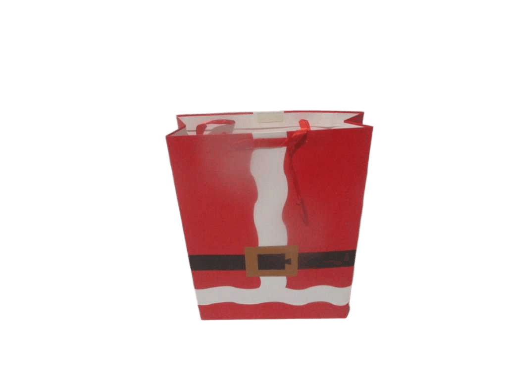 Gift Bag Santa Glitter Big