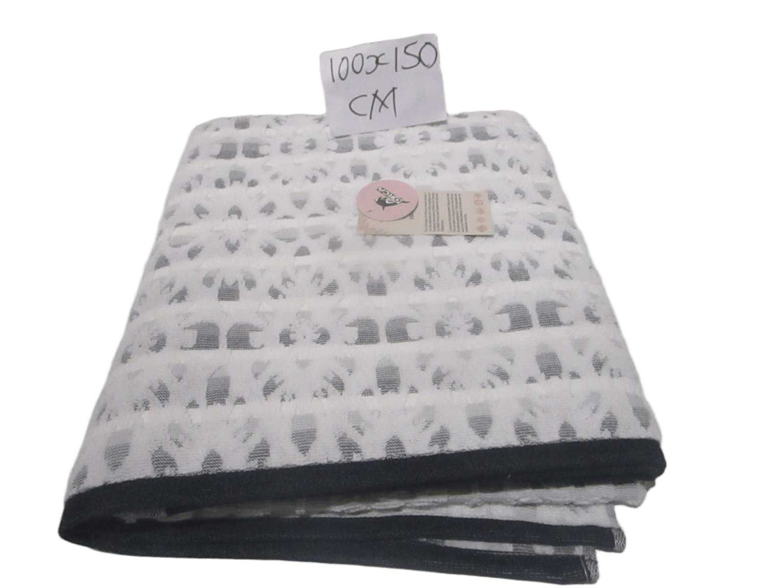Towel Tribeca - Plain Dyed Jacquard Towel - Duble Ply 2/20 - 550 Gsm - Carded Cotton - Polyester Insert