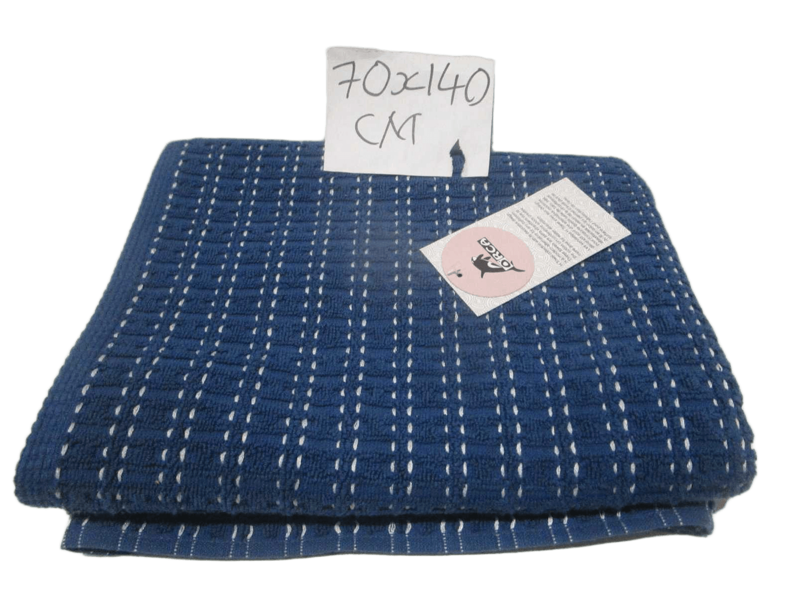 Towel - Plain Dyed Jacquard - Duble Ply 2/20 - 550 Gsm - Combed Cotton - Polyester Insert