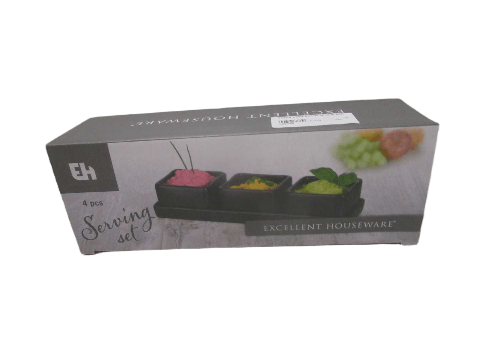 Snack Bowl Set Of 4pcs Black