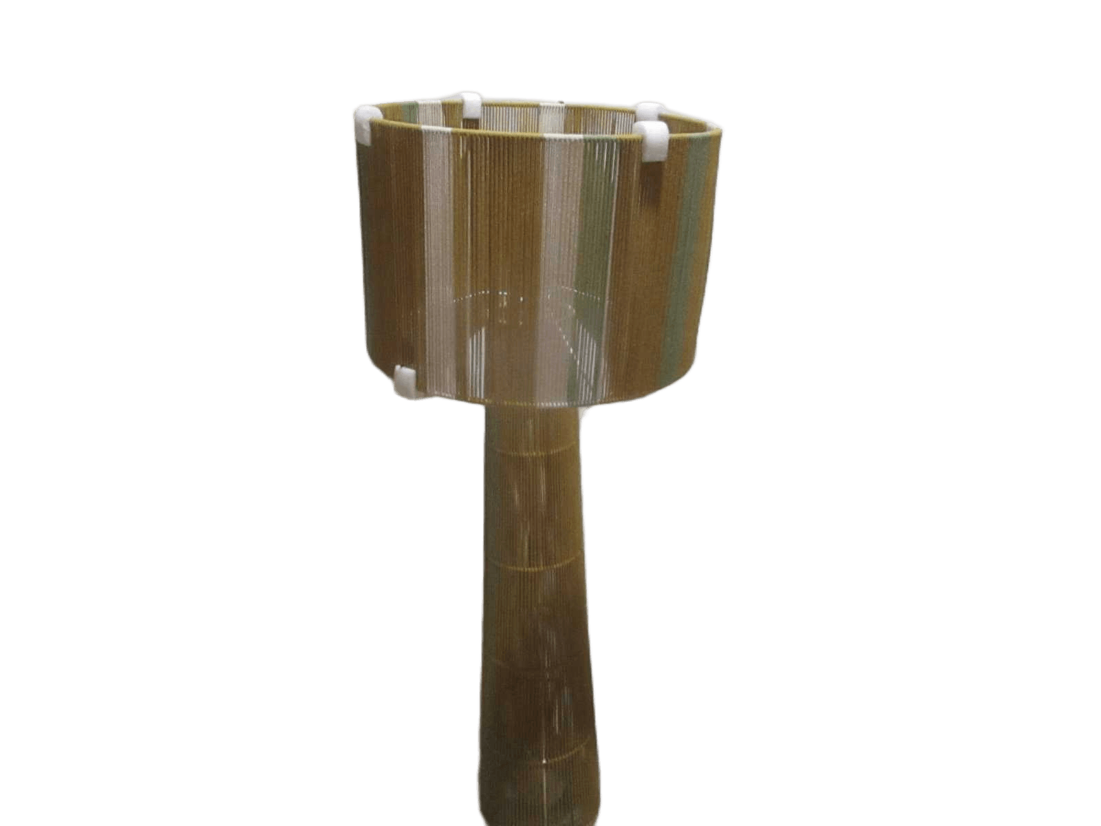 Tall Floor Lamp - Handmade In Cotton