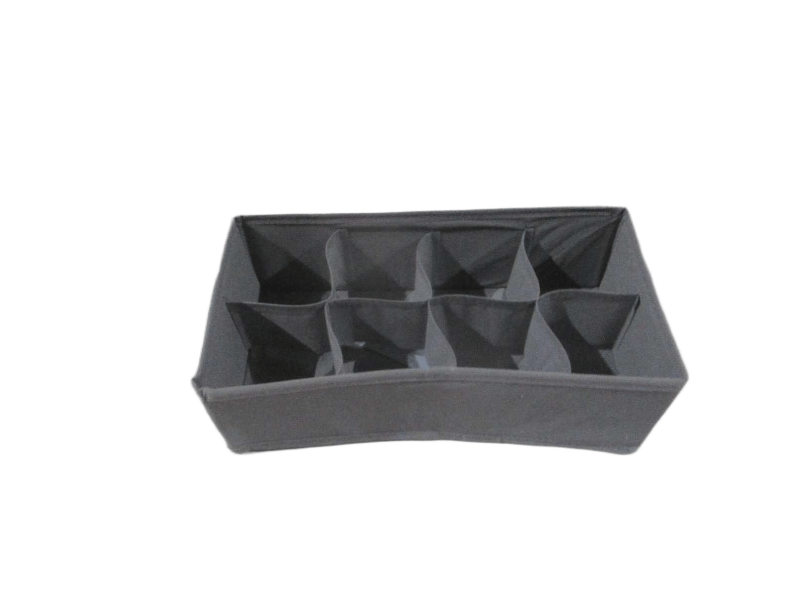 Storage Box 8-Divisions Nonwovens30*16*10 Dark Grey