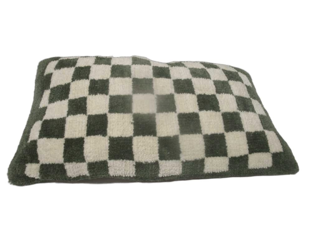 Cushion Tuft Checked Cor Kh 38x58