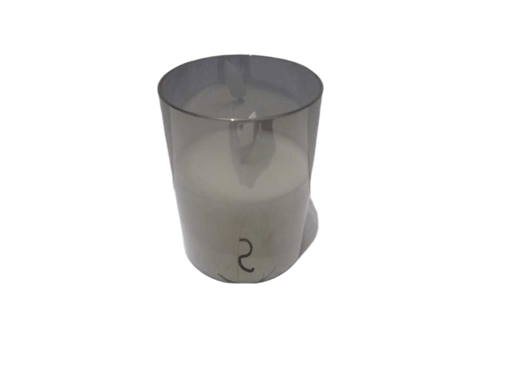 Led Light Smoke Glass 7,5x10 Cm
