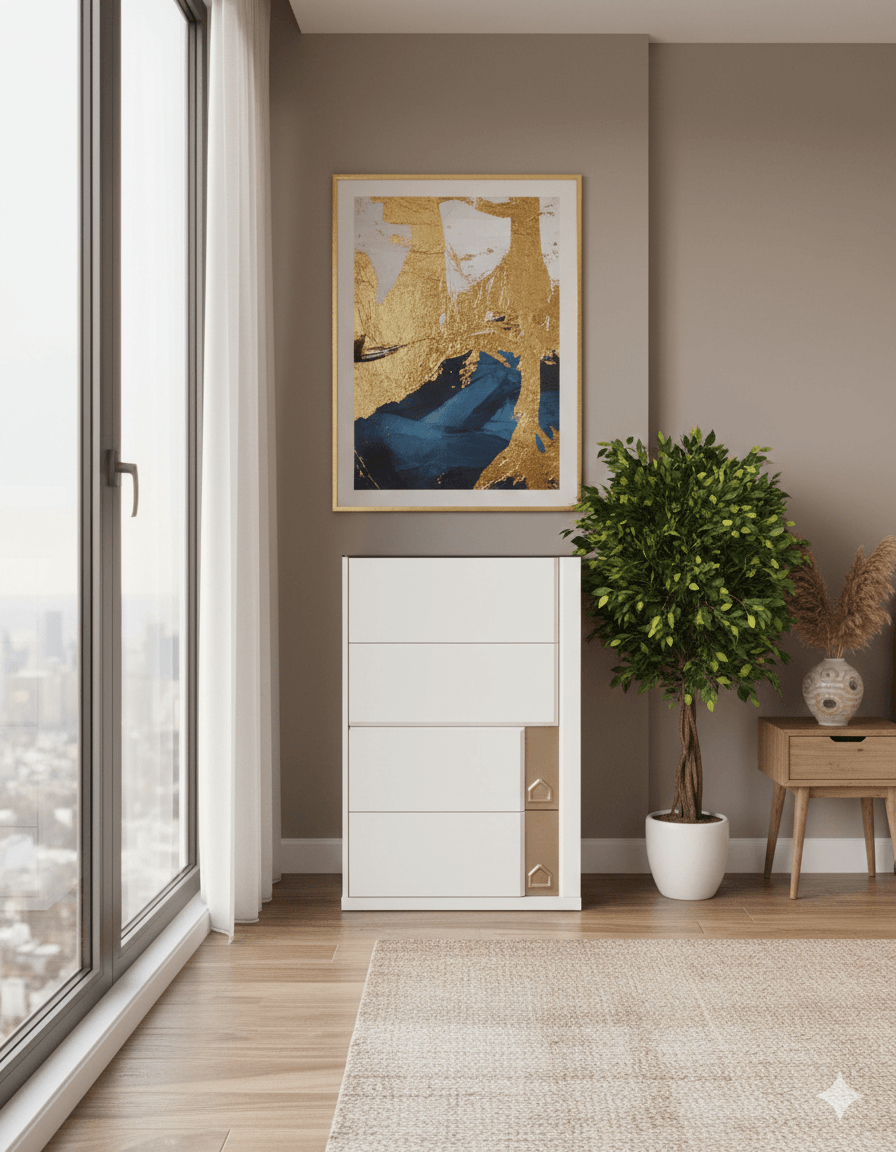 Chest Of Drawer Otak 70x45x106cm