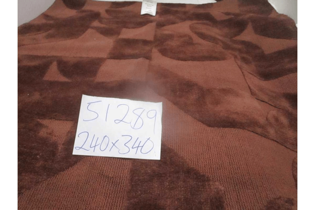 Carpet Circular Knitted Polyester 1,2 Kg Pile Back Cotton