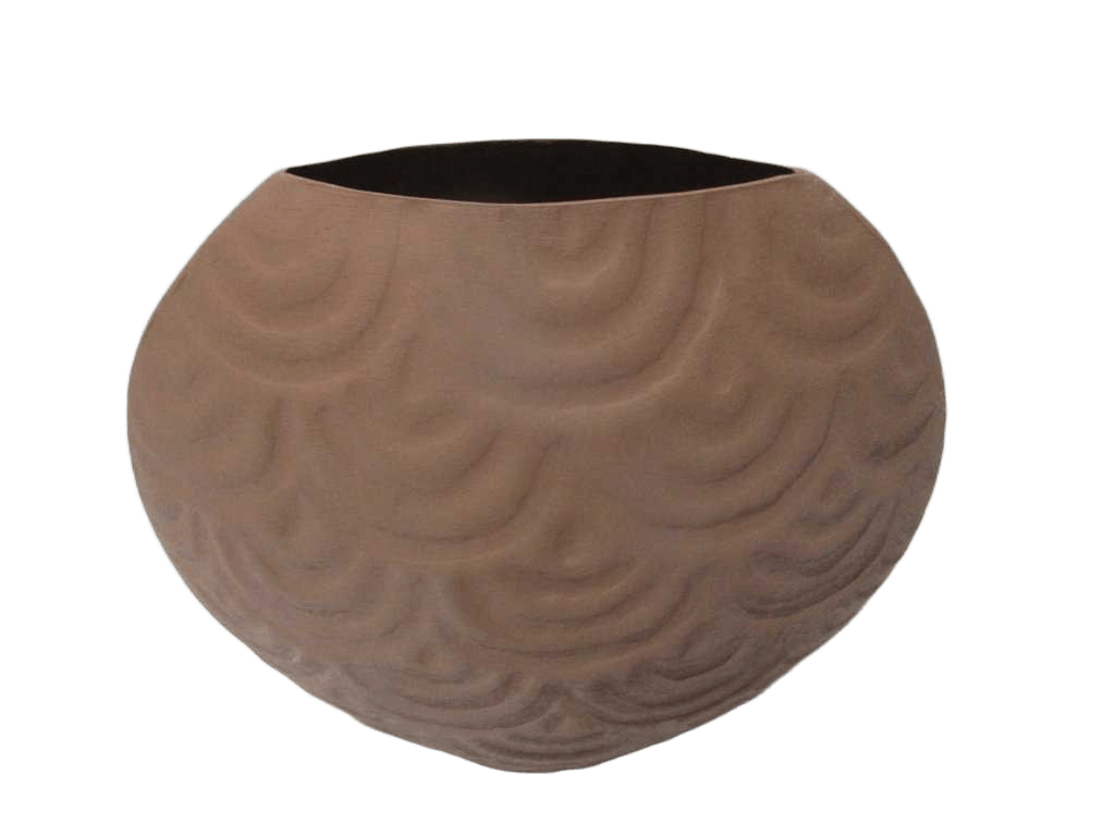 Vase Oval Aluminium