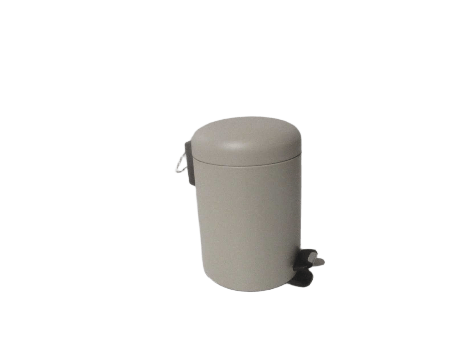 Bin Pedal 5l Dome Cover With Soft Close Taupe