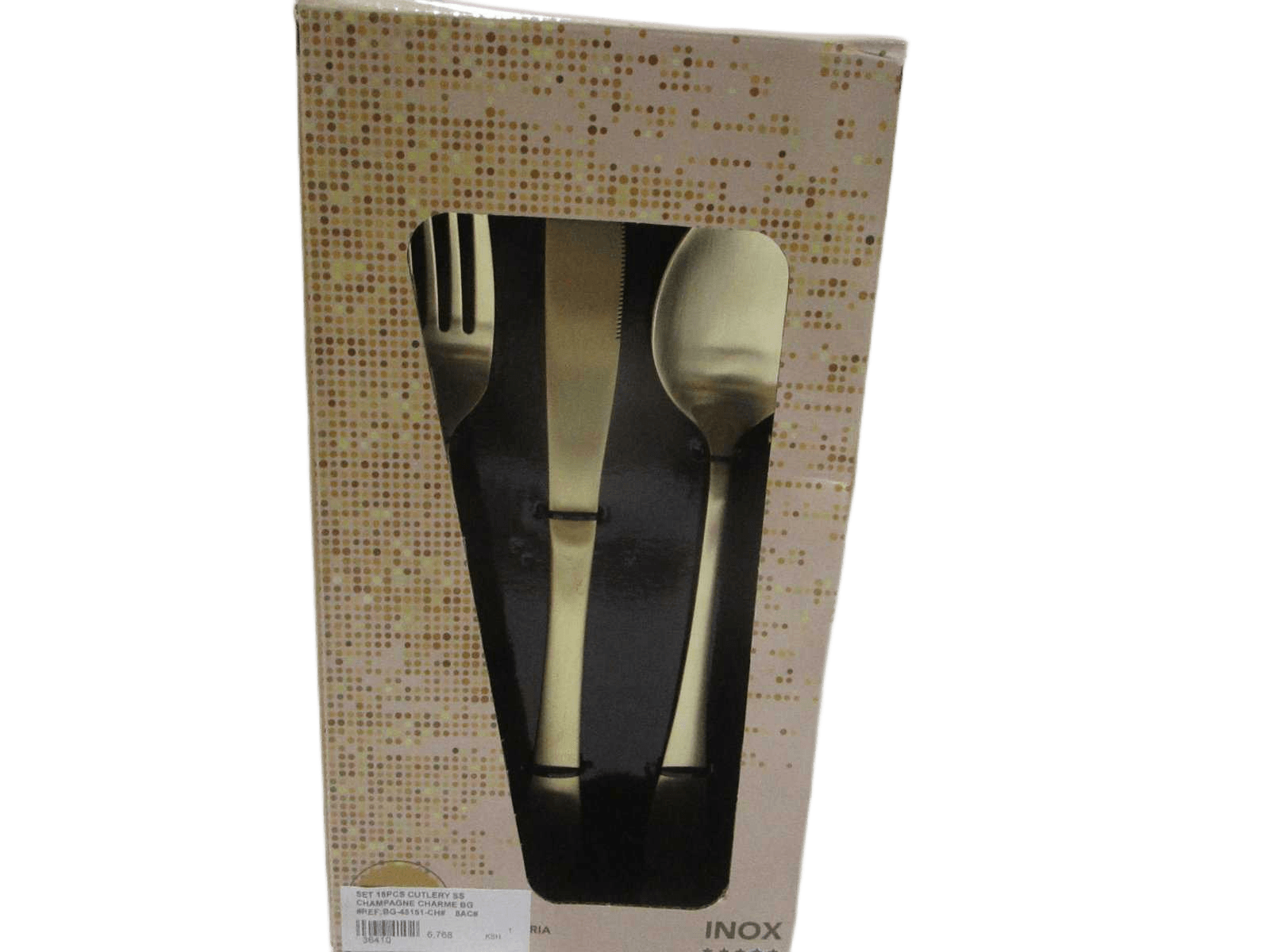 Cutlery Set 18pcs Ss Champagne Charme Bg