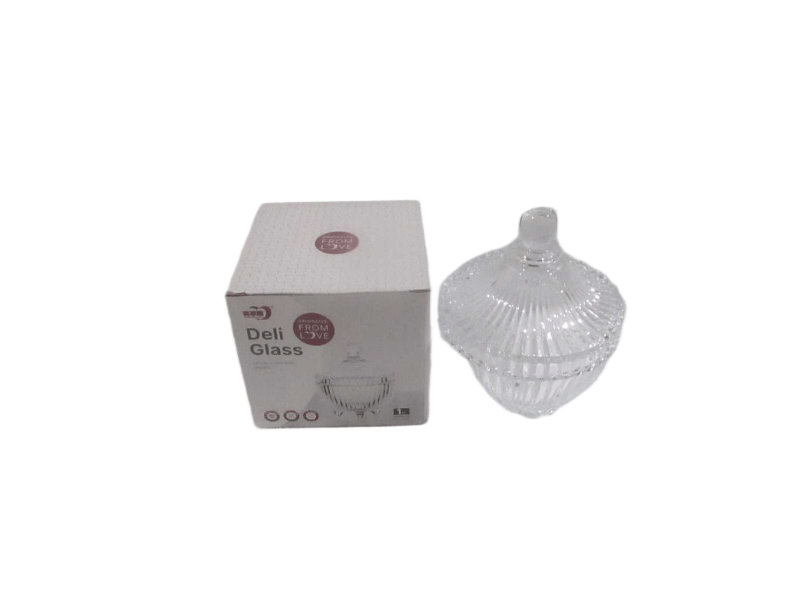 Sugar Box Glass 380g Color Boxclear