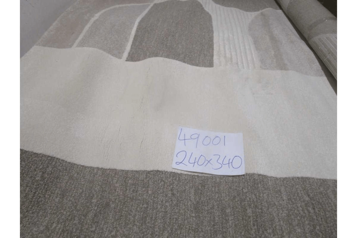 Carpet 240x340 Elio D001 3d Effect Pp With Polyester 2,050 Gsm /Sqm 204,800 Points/Sqm 14mm Pile Height 061 Cream