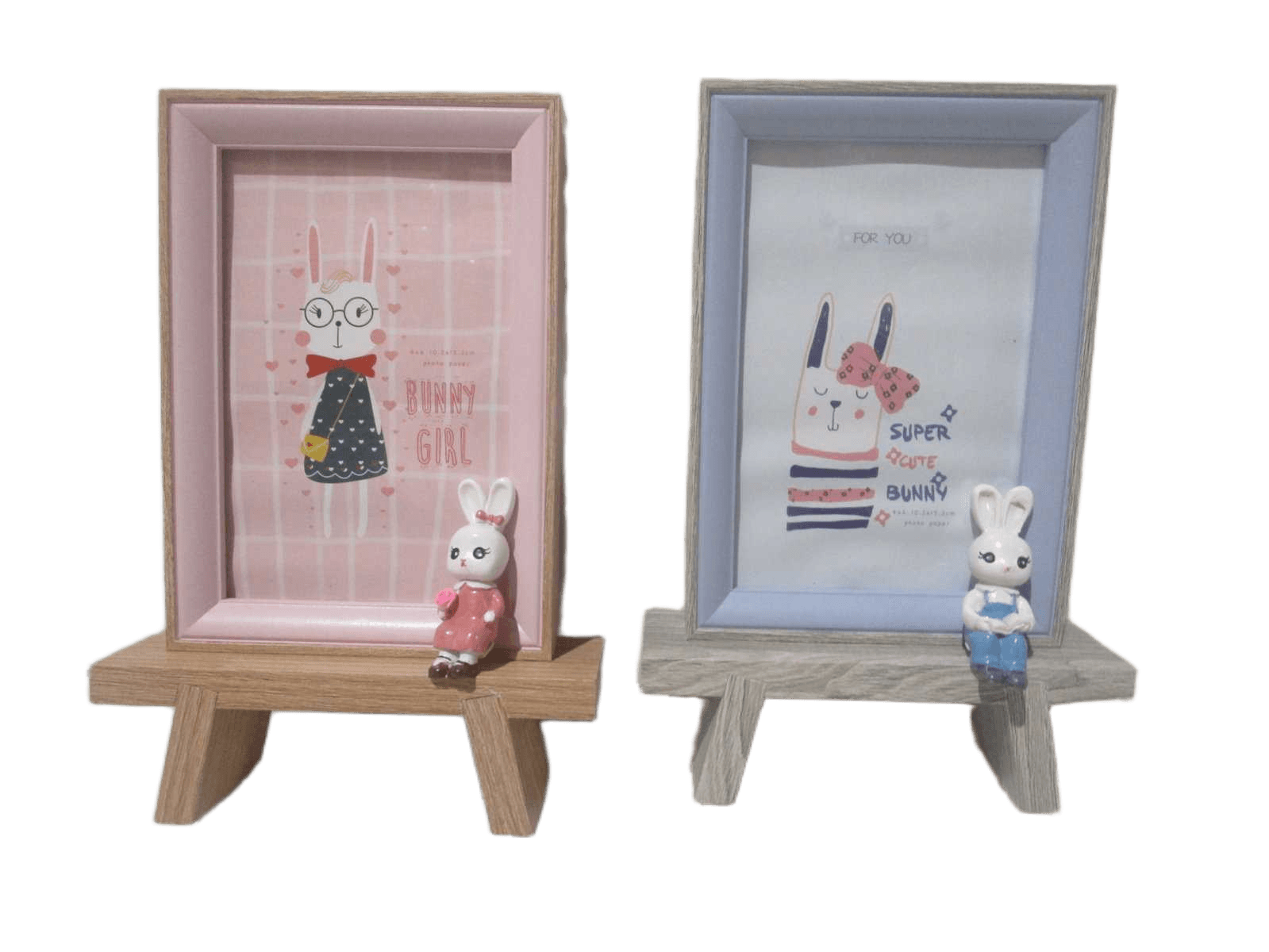 Photo Frame Brown Gray Single 4x6 (12.3x22) 4x6mdf