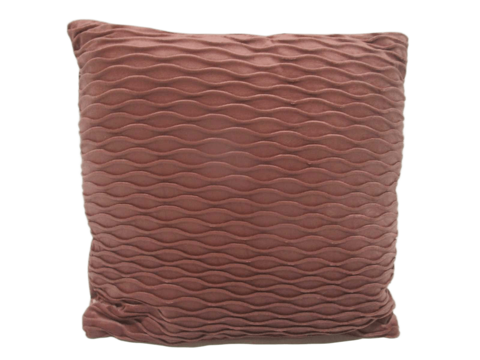Cushion Old Pink 43x43 35 (Water Ripple Design) Cover: Velvet 210gsm Inside:polyester 100% 400g Packing:vacuum Bag