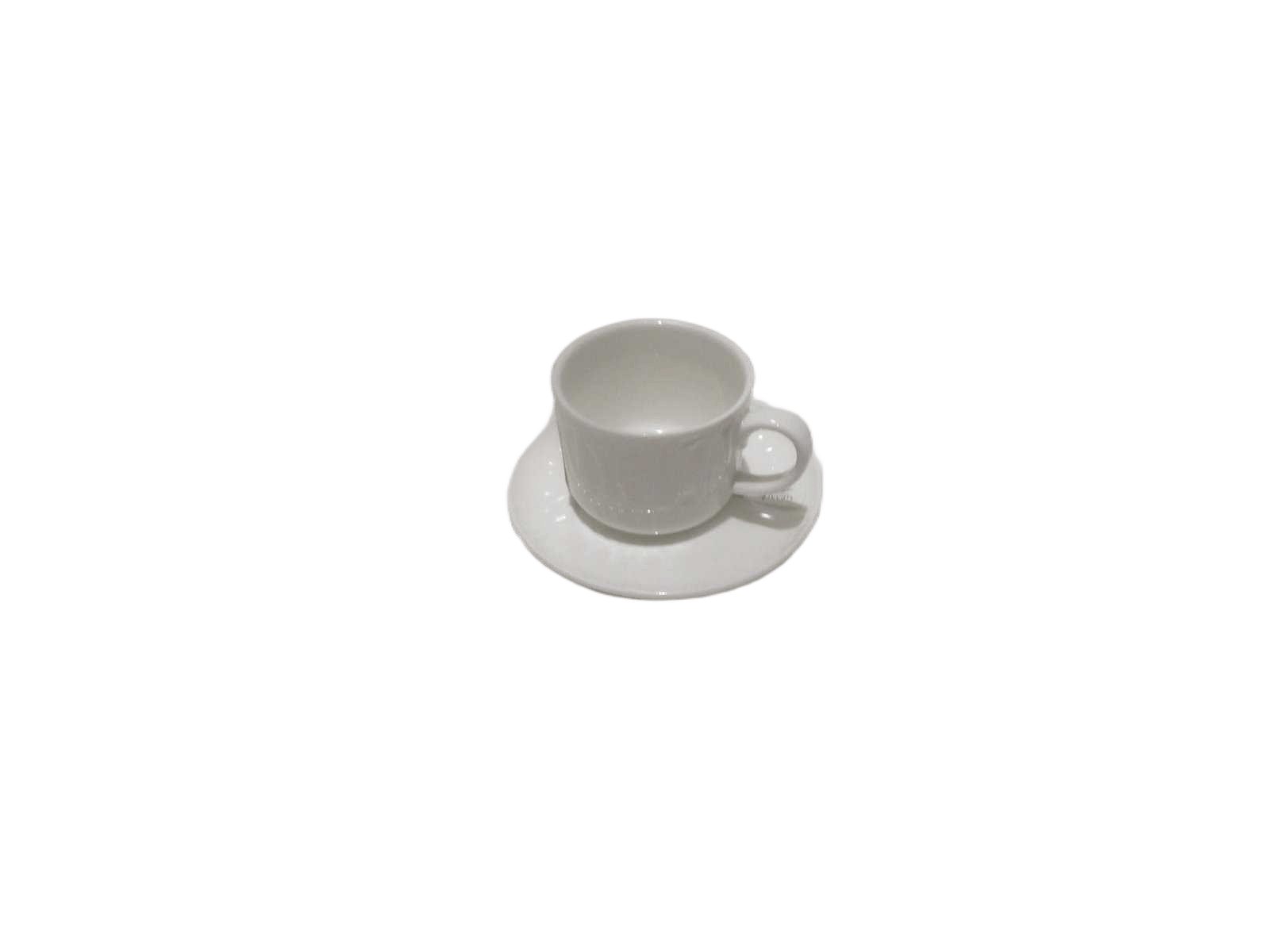 Expresso Cup 100ml +4.5'' Plate 9x6.6x5.3 D11.6x1.3
