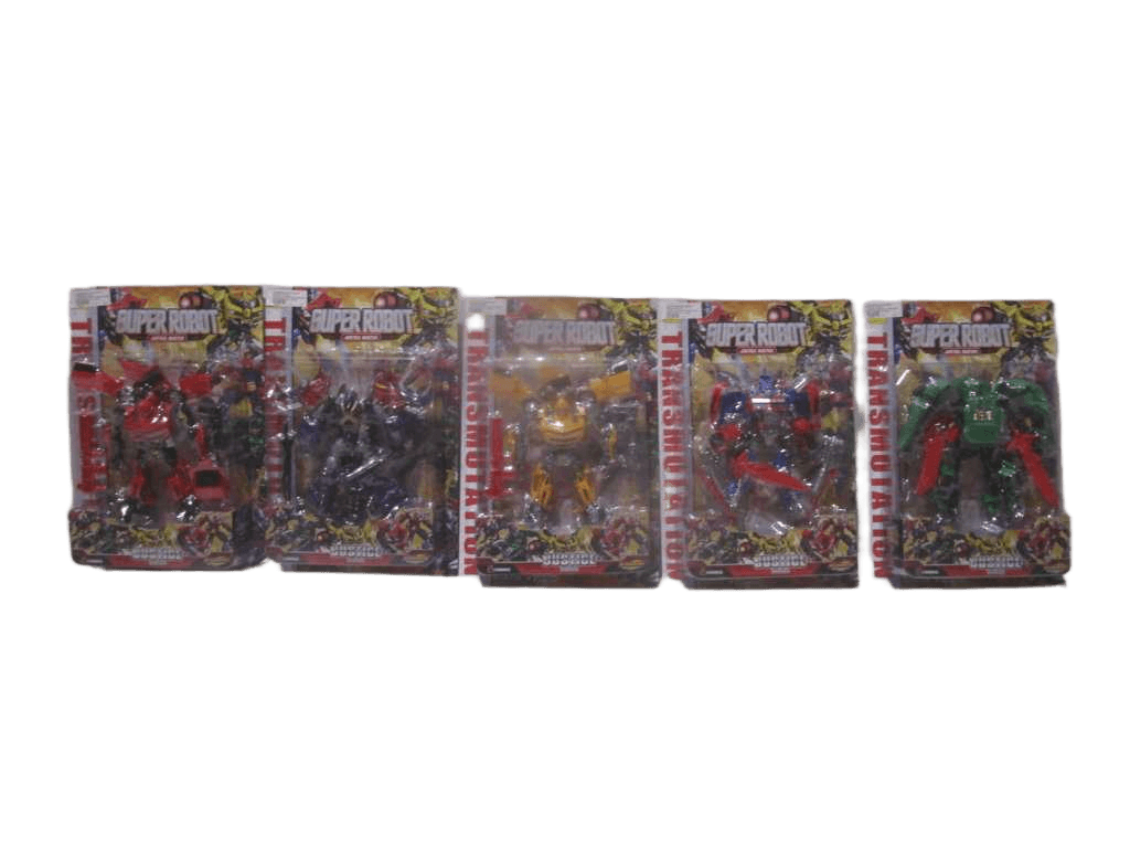 Transform Super Robot Blister Packing 6 Models Assorted 26*38*4.5cm