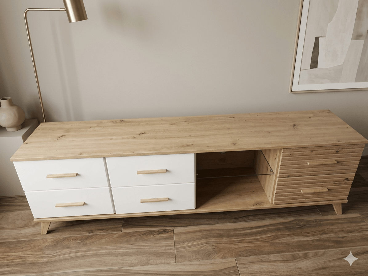 Wall Unit Ascona Melamine Faced Chipboard
