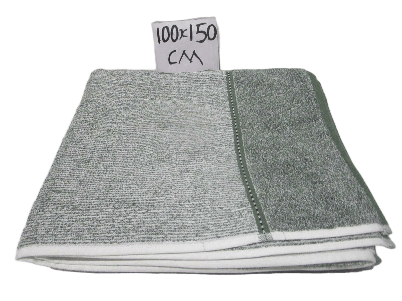 Towel Ecoterry - Yarn Dyed Mingle Yarn (Melange 2 Fils De 2 Couleurs) - Duble Ply 2/20 - 550 Gsm - Combed Yarn