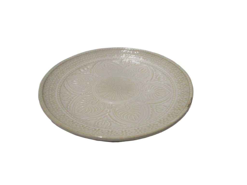 Dessert Plate Stoneware Stock Qty: 2400pcs 21cm