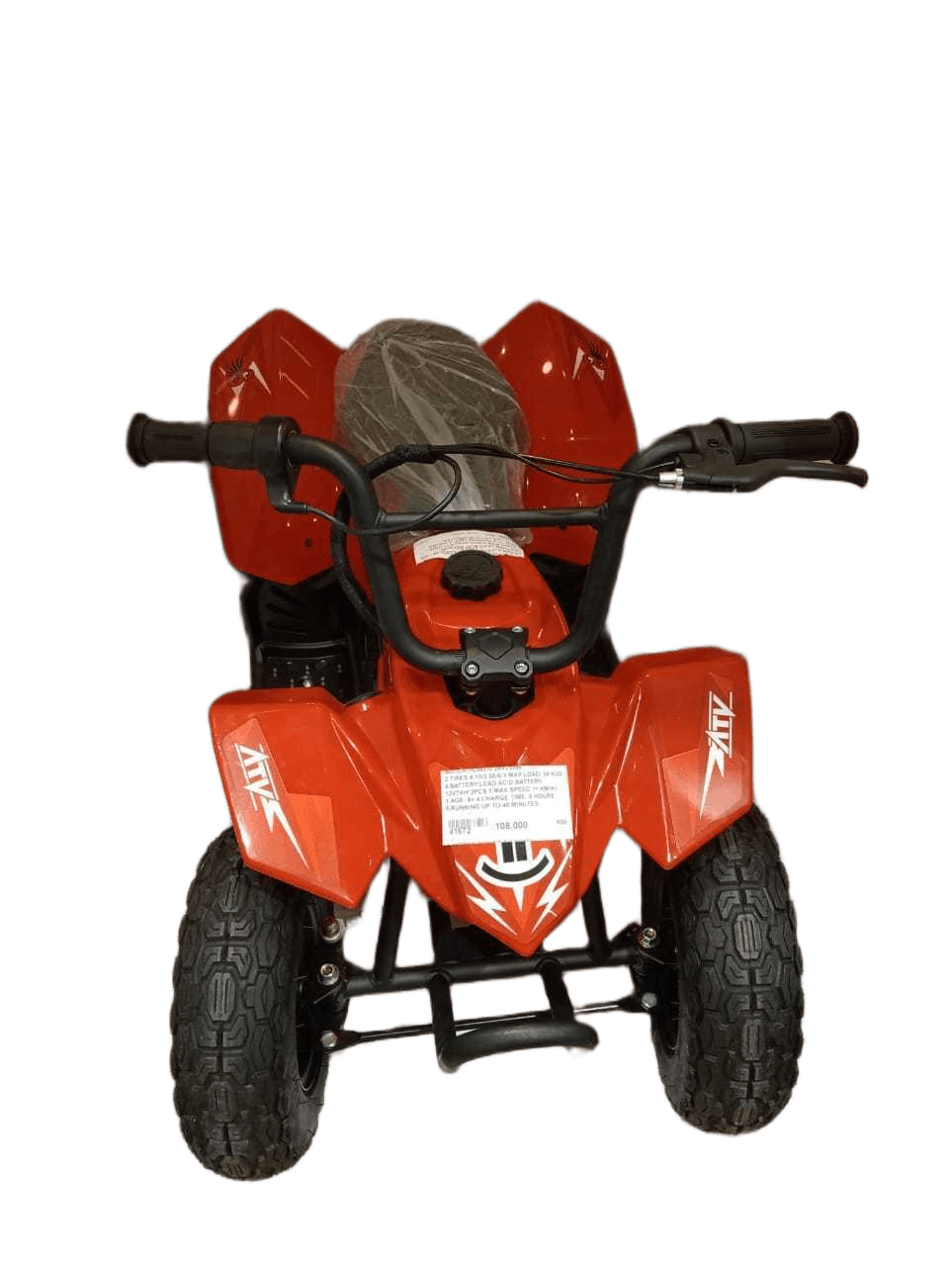 Motor Power:24v250w 2.tires:4.10/3.50-6 3.max Load: 54 Kgs 4.battery:lead Acid Battery 12v7ah*2pcs 5.max.speed:11 Km/H / 1.age: 8+ 4.charge Time: 8 Hours 5.running Up To 40 Minutes.