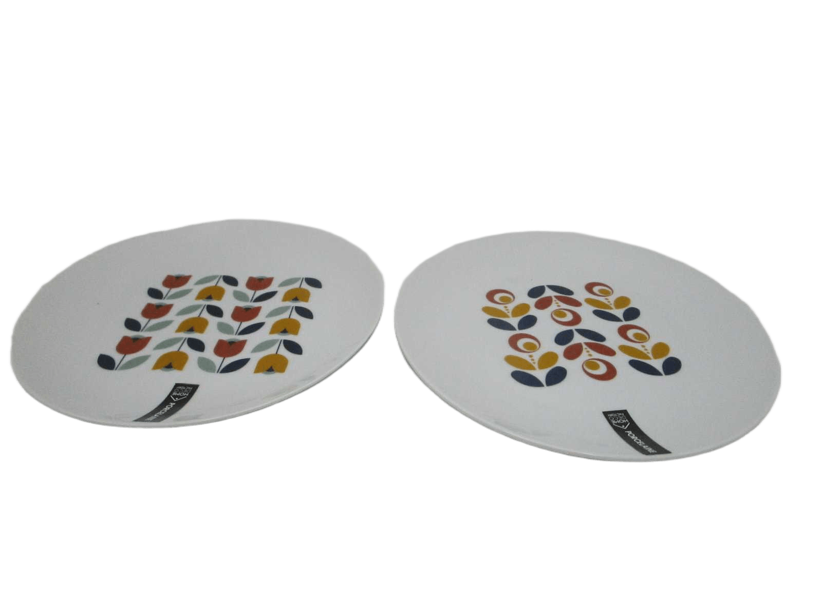 Plate Retro Porcelain D19cm M12