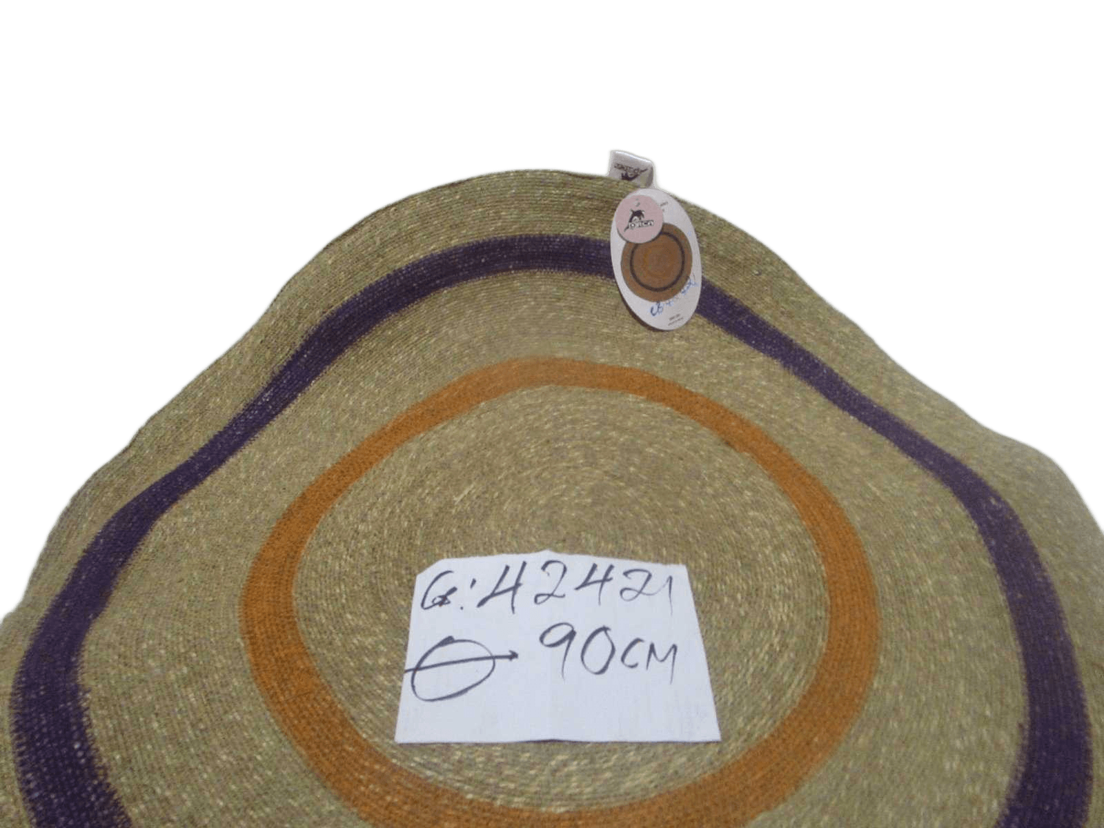 Round Carpet Of Natural Sea Grass Multy Colors Natural