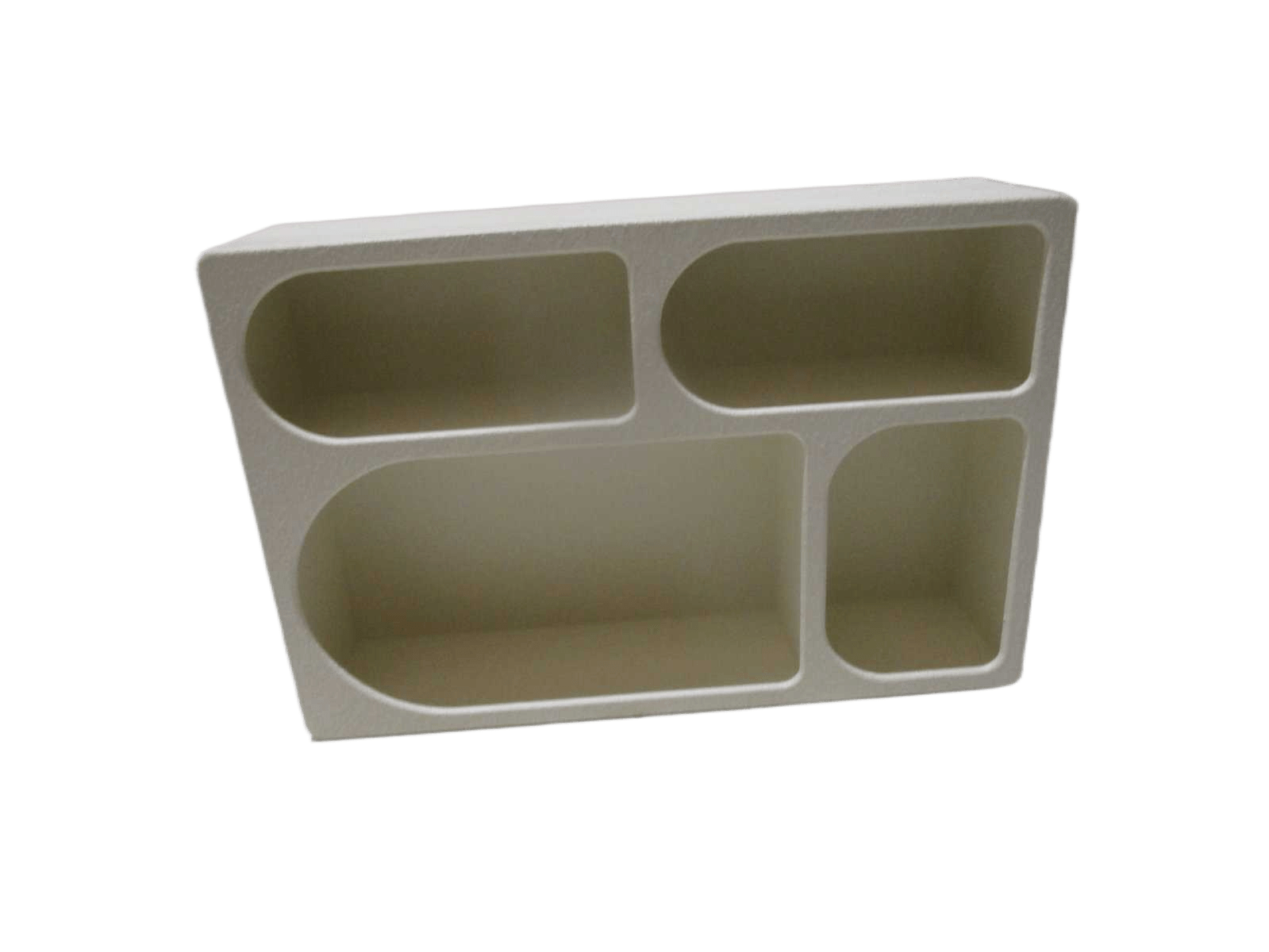 Shelf Mdf Ciment Effect White 40x15x60 Cm