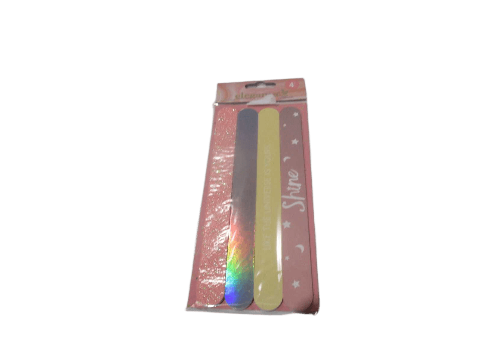 Nail File Set 4pcs Glitter/Pan