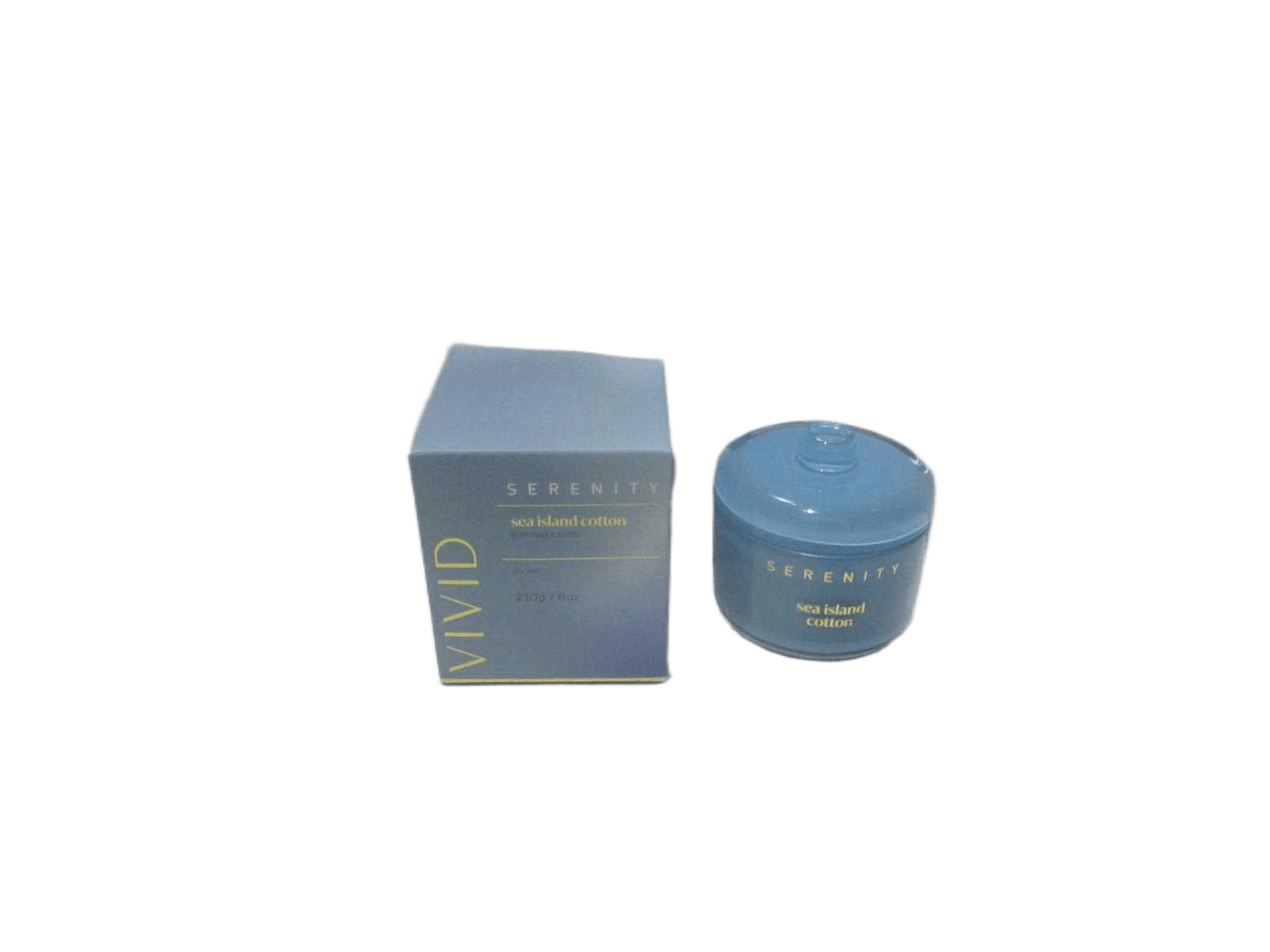 Candle Scented Orange & Grapefruit Serenity - 230g Wax With Tempered Machine Made Glass Pot With Lid And 2 Wicks - 10% Fragrance - Packaging In Coloured Card Board Box 400g Orange