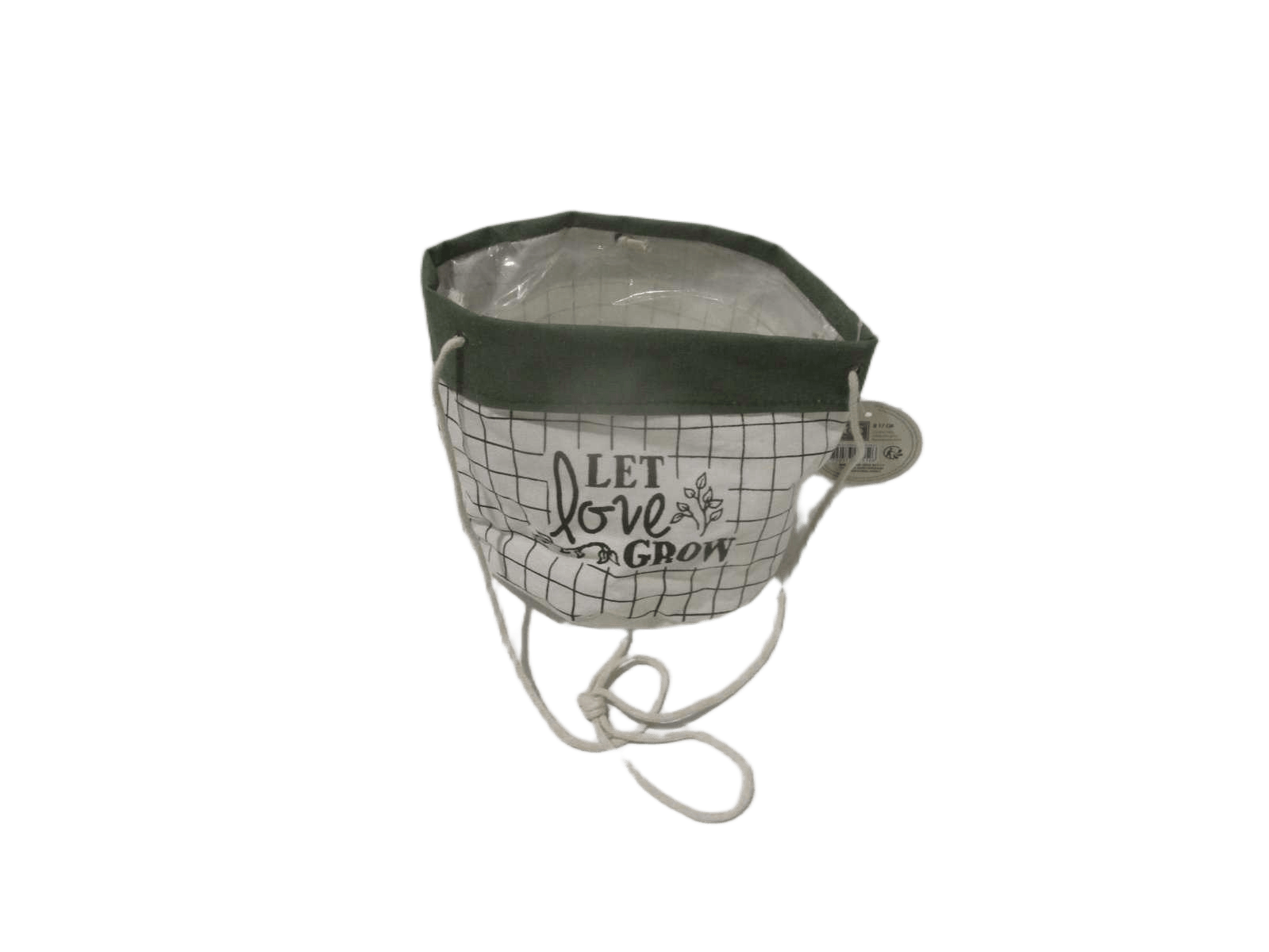 Flowerpot Textile W Rope 17cm
