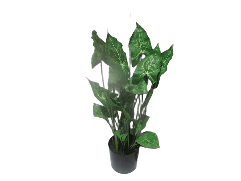 Artificial Tree,taro Leaf Plastic 52cm 22 L 52cm
