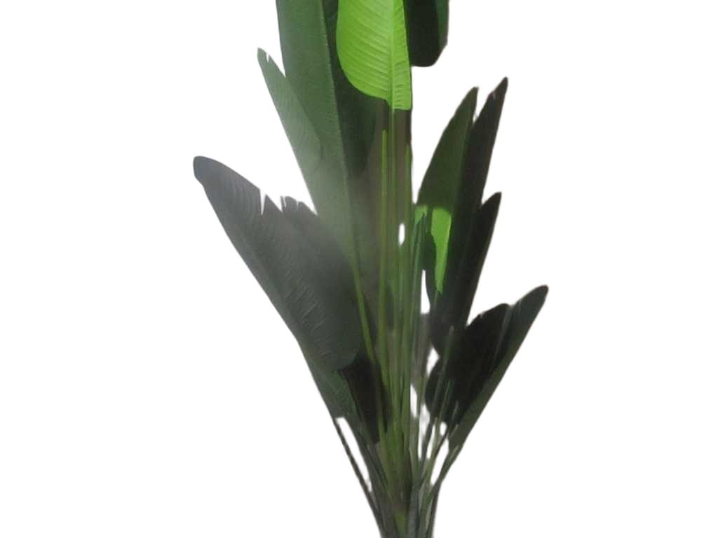 Artificial Plant Giant Bird Of Paradise 18 Leaves Pe Plastic Pot Moq:100pcs 'green '260cm