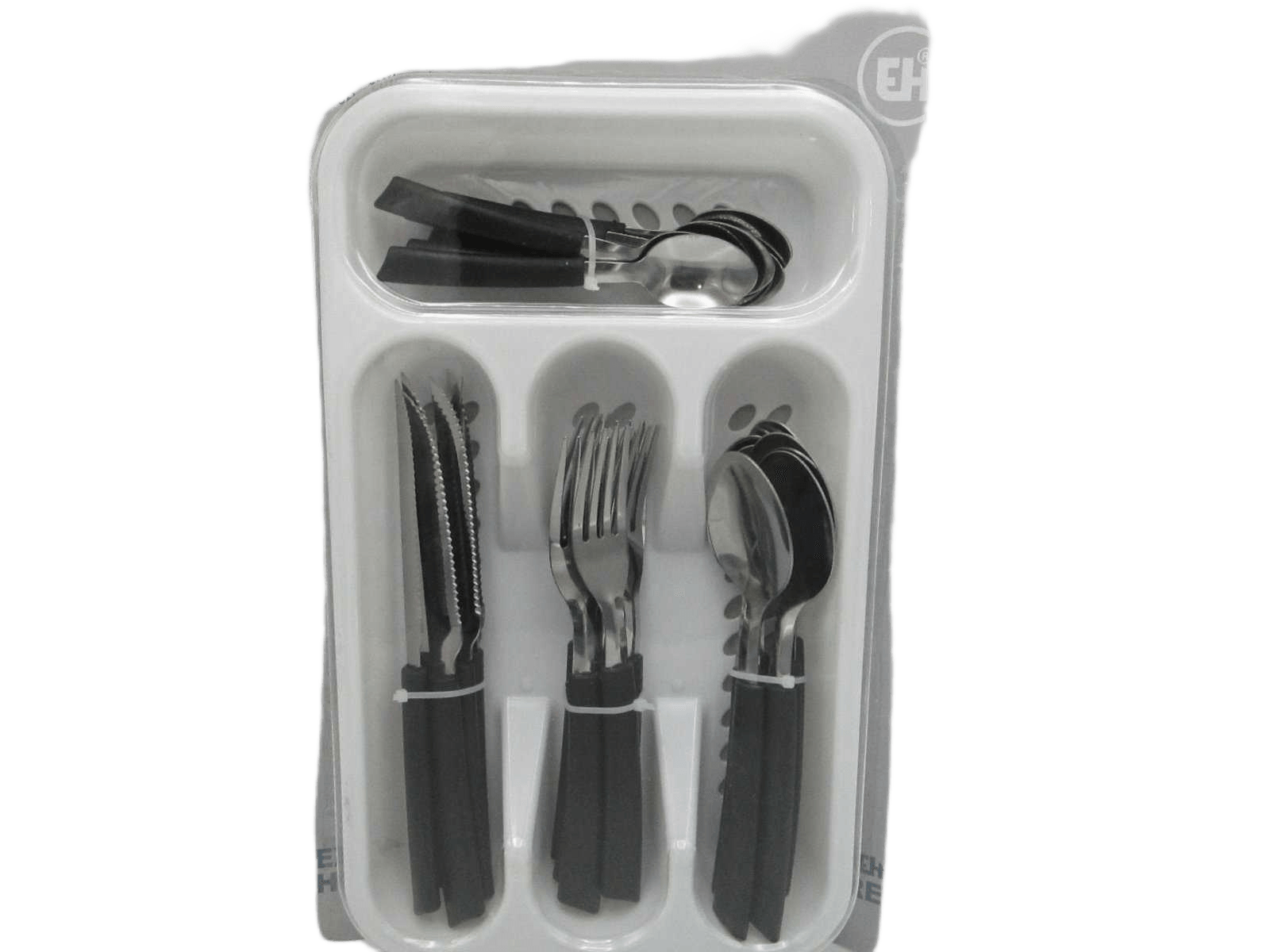 Cutlery Set 25pcs Cutlery Tray