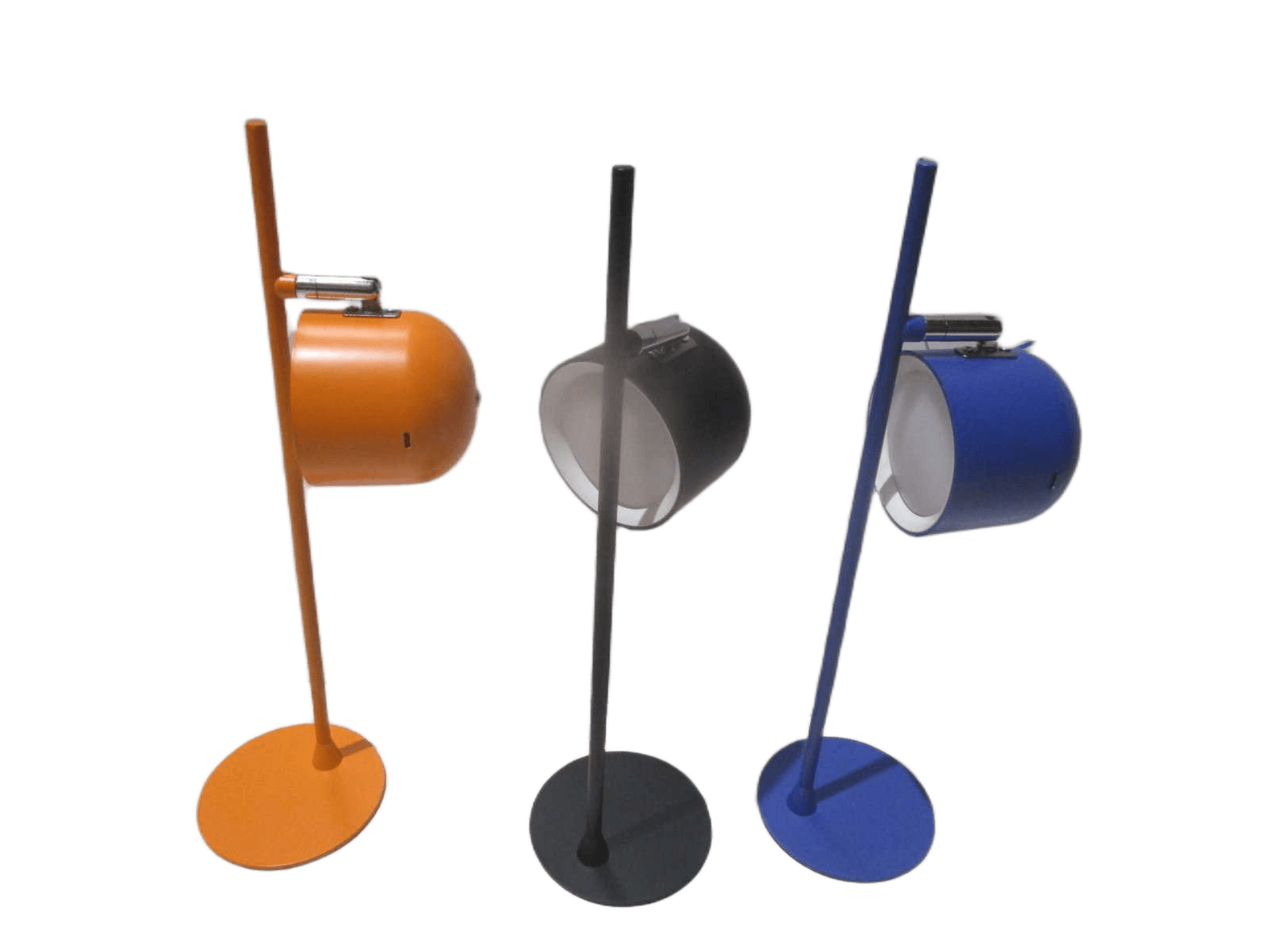 Table Lamp With Led Blue Black Orange Iron 16x16x42.5