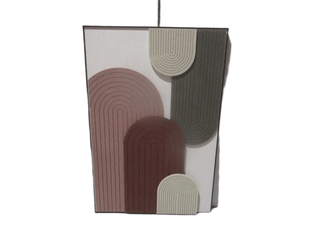 Tableau 3d Sandstone Carving Thickness: 3.5cm Alu Black Frame Mdf Back Opp Bag+foam 80x120