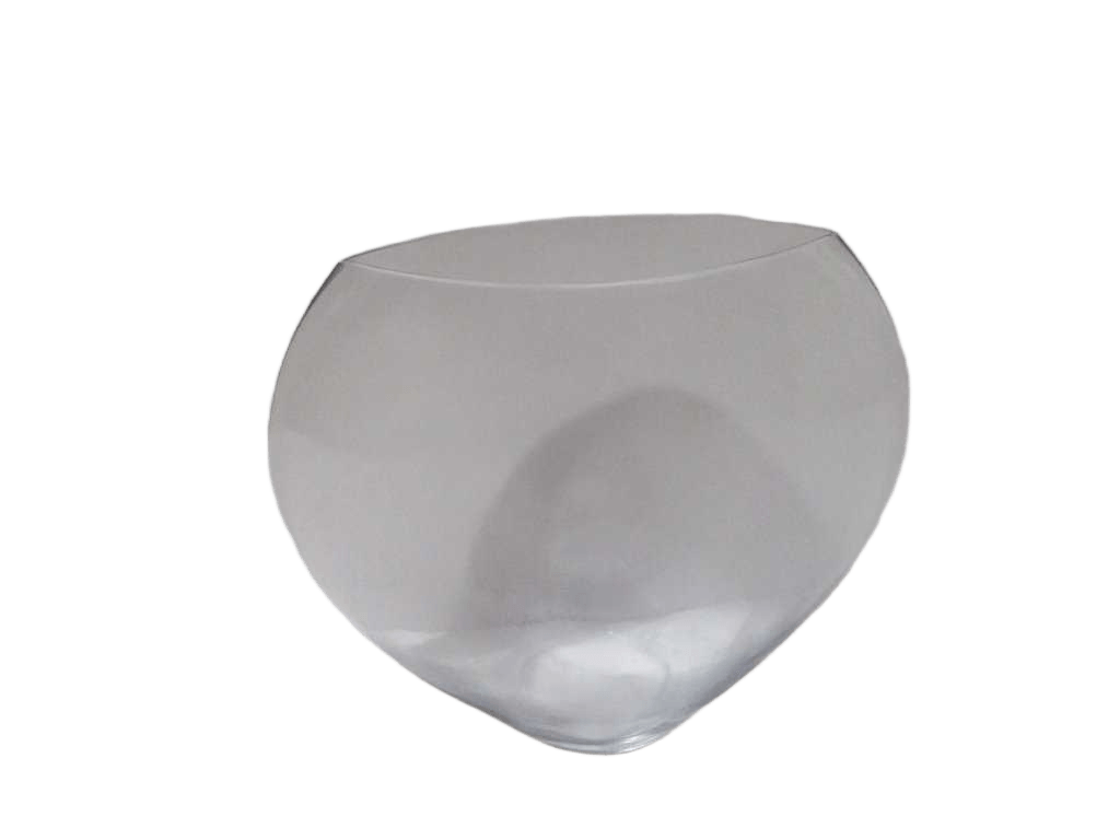 Vase Glass Clear 26.5*12*33
