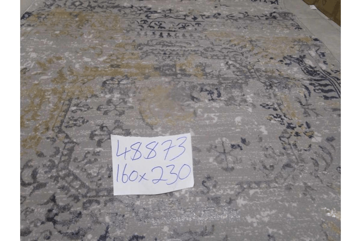 Carpet 160x230 Flosh And Shrink 400,000 Pts/Sqm 11 Mm Pile Height 2,300 Grm/Sqm Gray/Gold Brn/Blue
