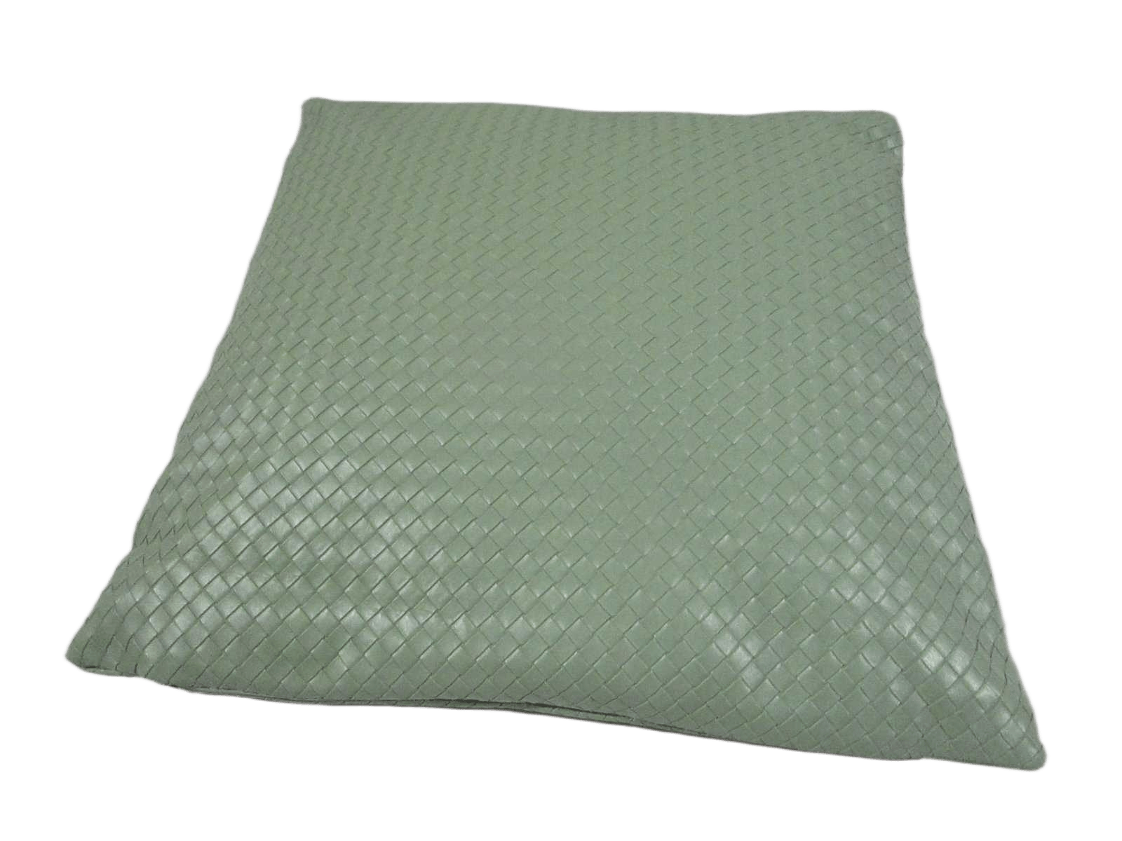 Pillow Cover Thickness 1.1cm Insert:400g Cover:leather Packing: Carton41 Green 45*45cm