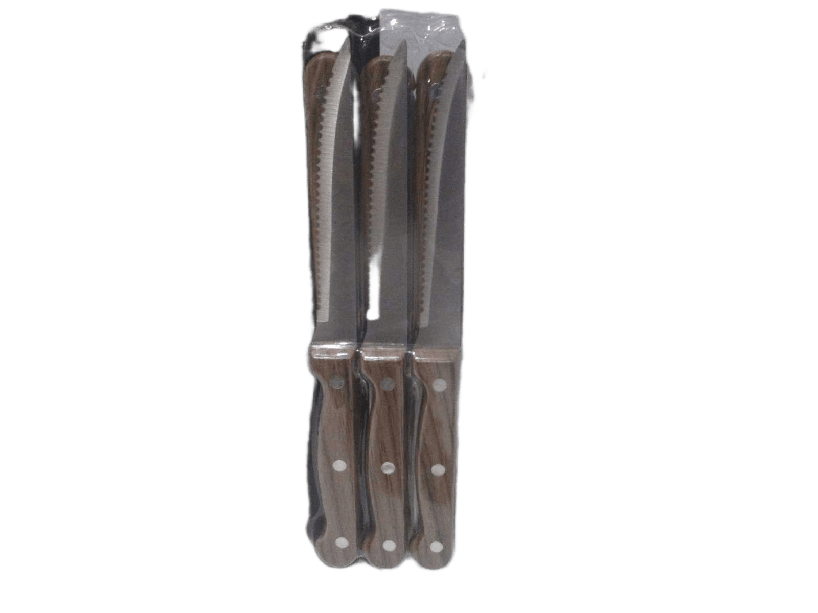 Knife Set Of 6pcs Pp+2cr14 Packing:double Blister Card 24ac