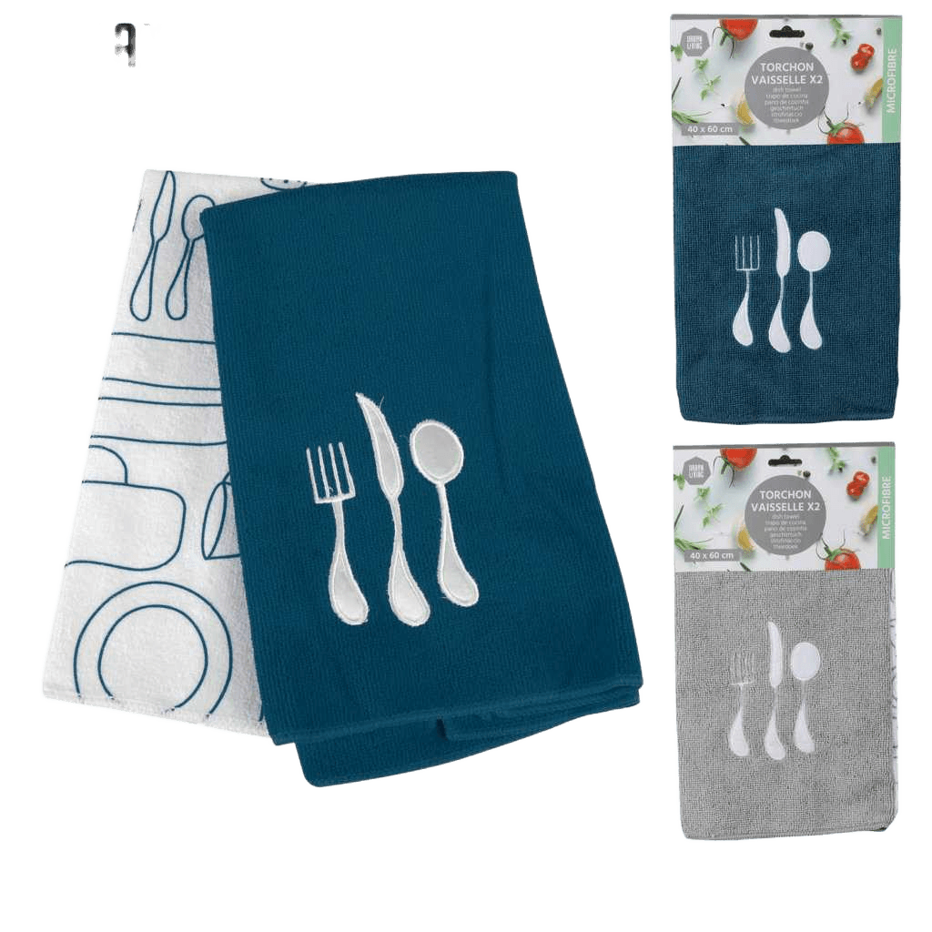 Towel Kitchen Sonoma Decore X2 40x60cm 2 Colors Outs